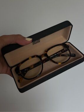 Tortoiseshell Round Eyeglasses in Brown